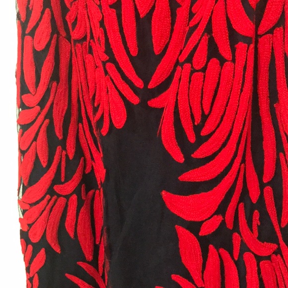 Vibrant Anthropologie embroidered Spice Tree dress - Picture 5 of 8